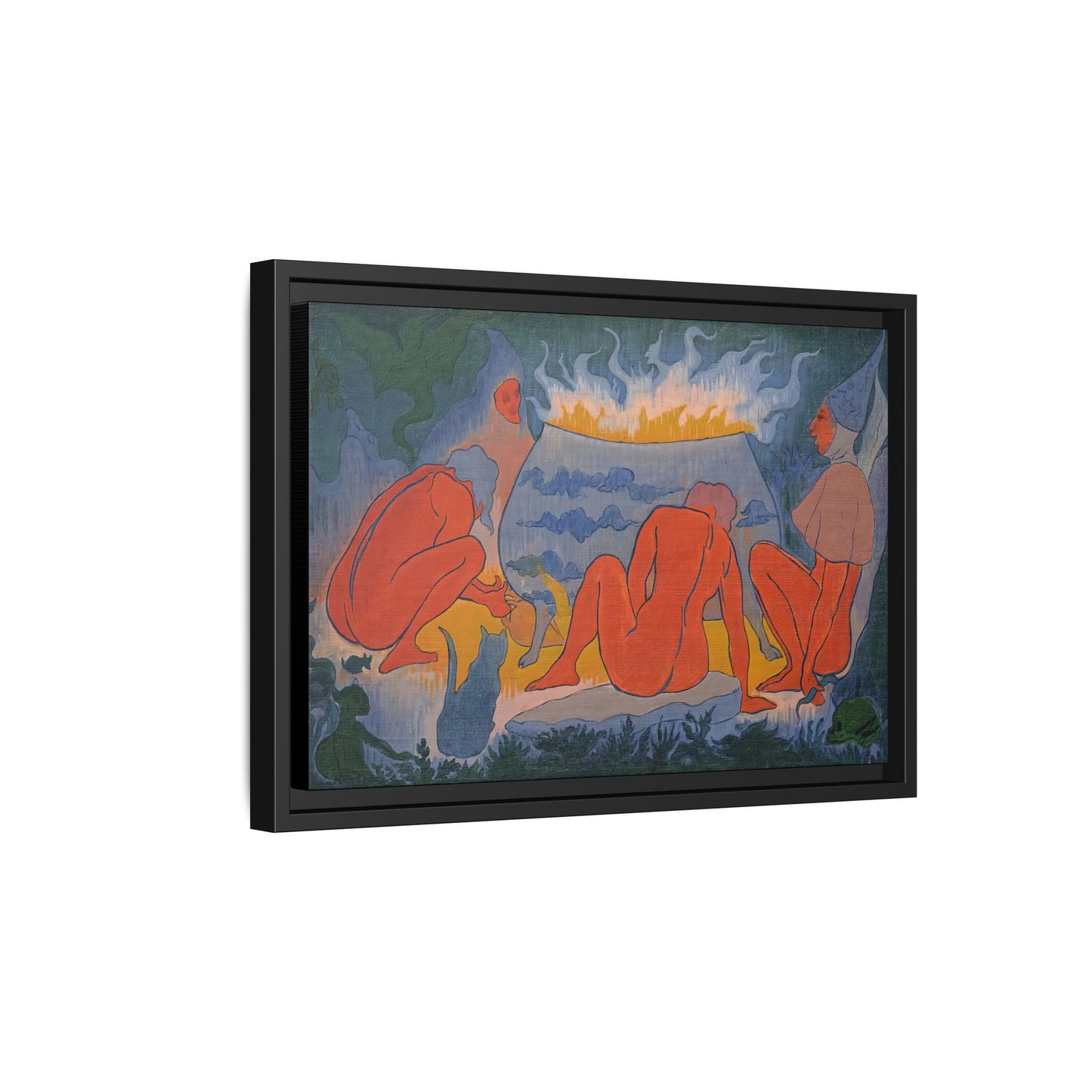 Ranson, Paul - Witches Around the Fire (1891) - Matte Canvas, Framed