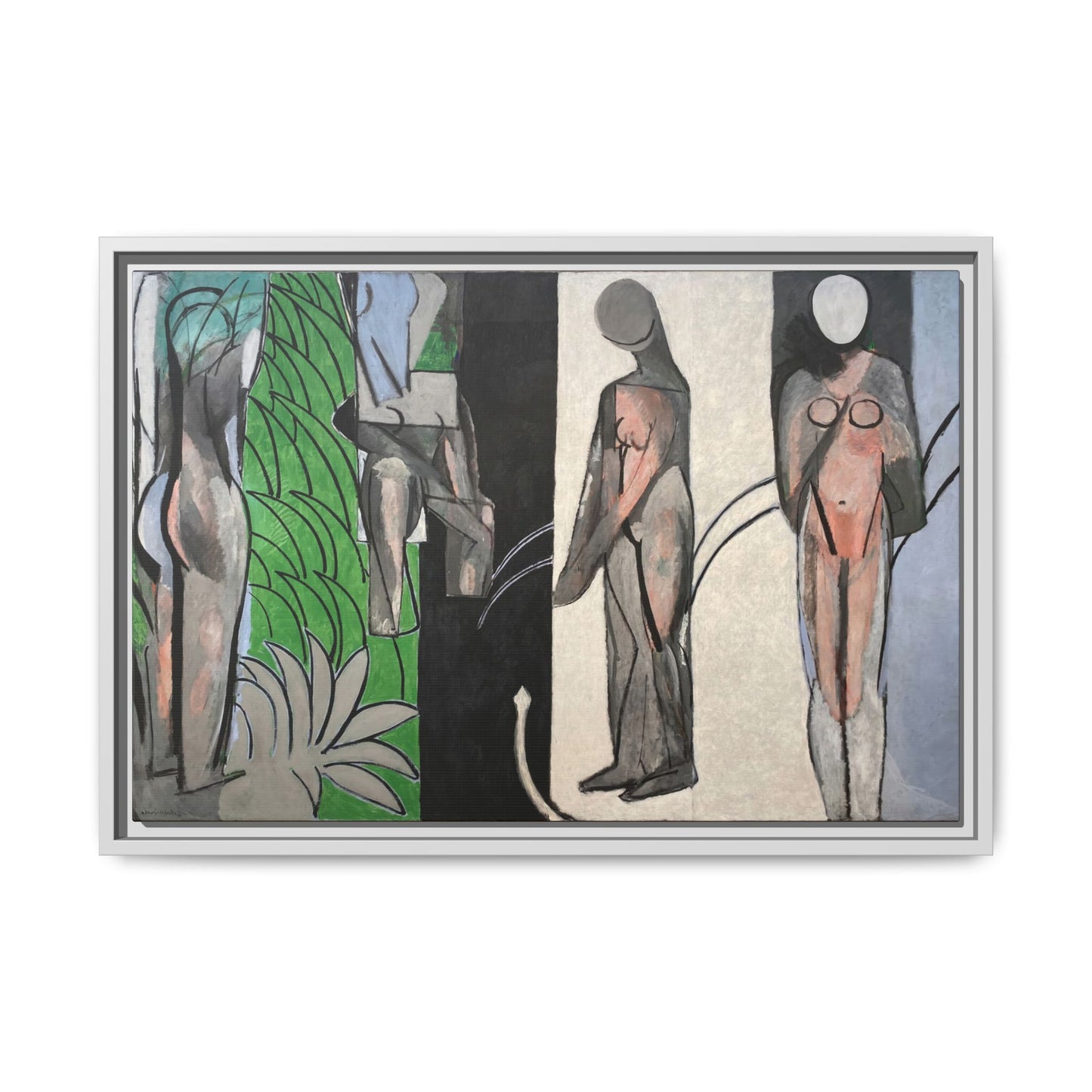 Matisse, Henri - Bathers by a River (1917) - Matte Canvas, Framed