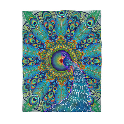 Pacio, Adam - Melek Taus Mandala - Microfiber Duvet Cover