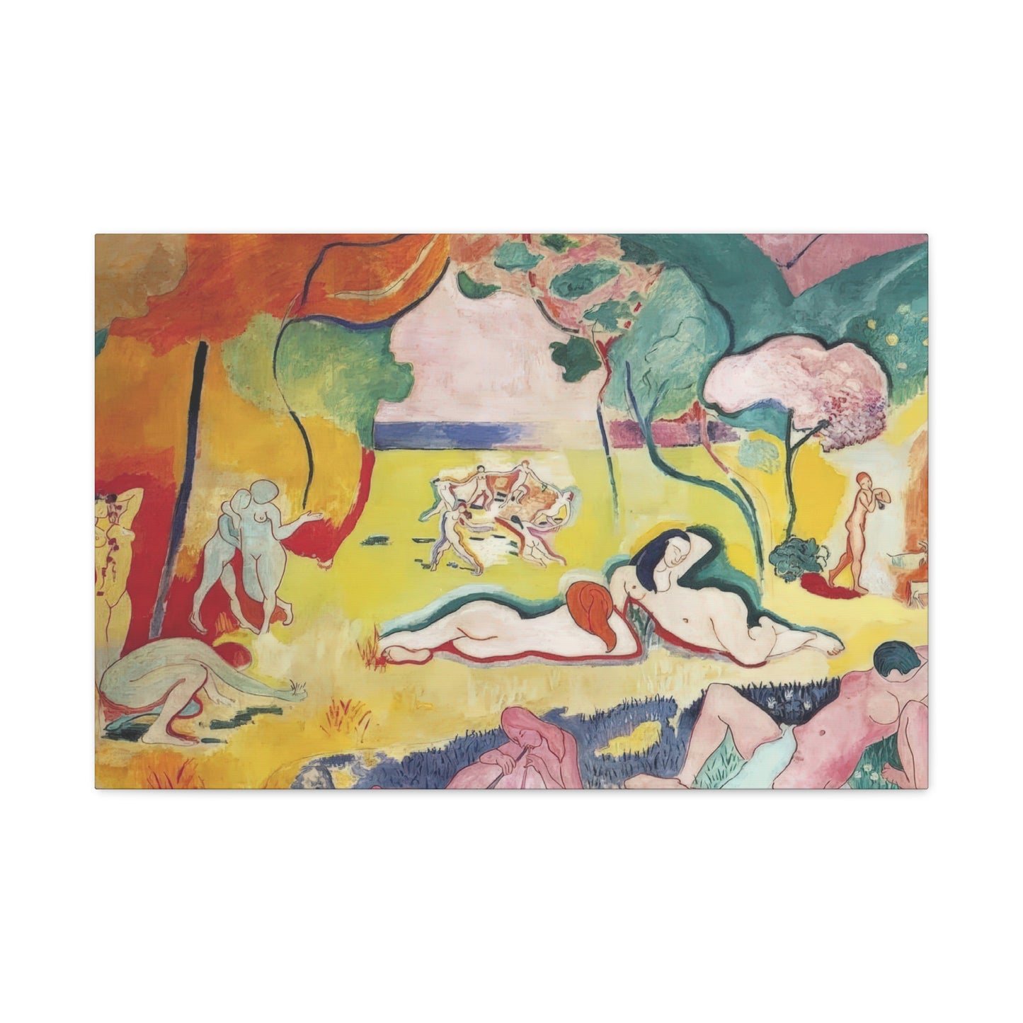 Matisse, Henri - The Joy of Life (1905) - Canvas Block, unframed