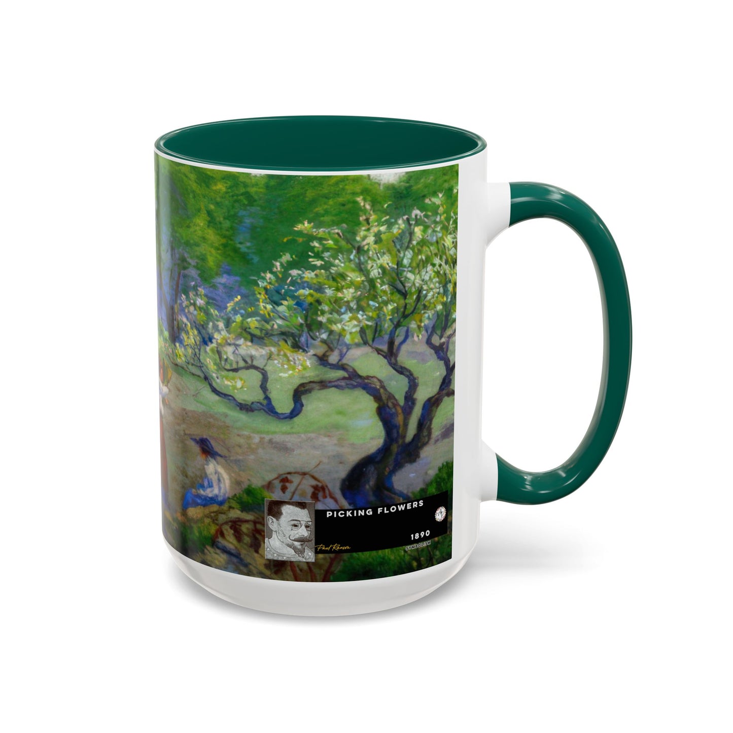 Ranson, Paul - Picking Flowers (1890) - Colorful Accent Mugs
