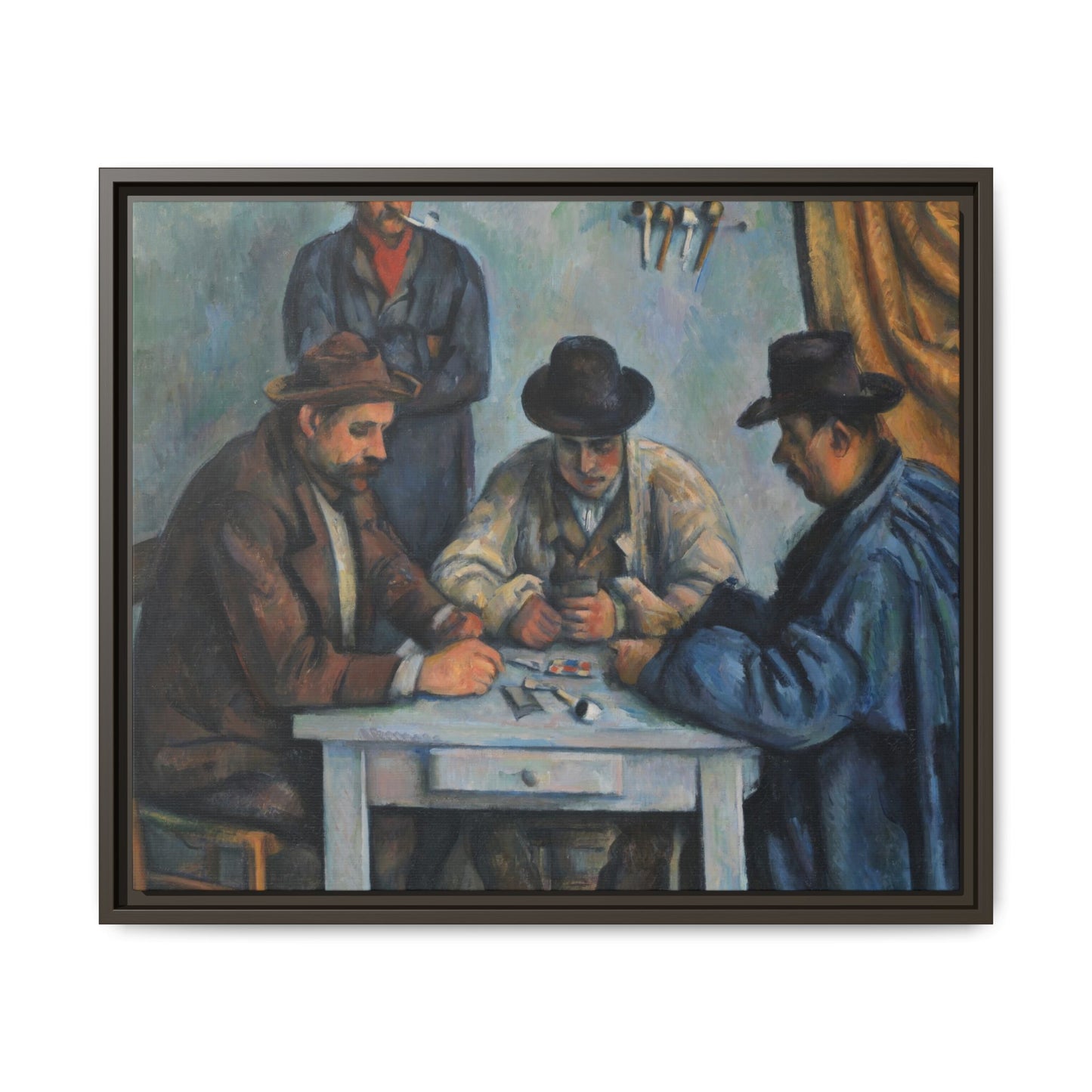 Cézanne, Paul - The Card Players (1892) - Matte Canvas, Framed