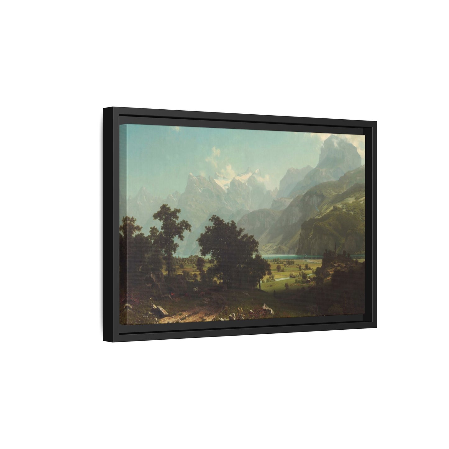 Bierstadt, Albert - Lake Lucerne (1858) - Matte Canvas, Framed