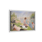 Seurat, Georges - Bathers at Asnières (1884) - Matte Canvas, Framed