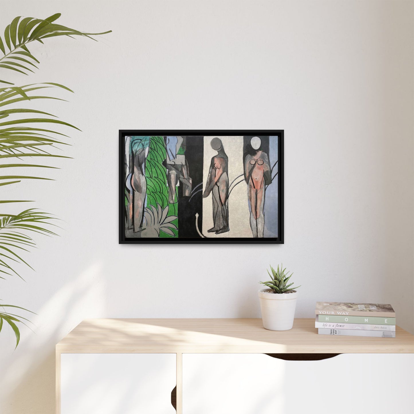 Matisse, Henri - Bathers by a River (1917) - Matte Canvas, Framed