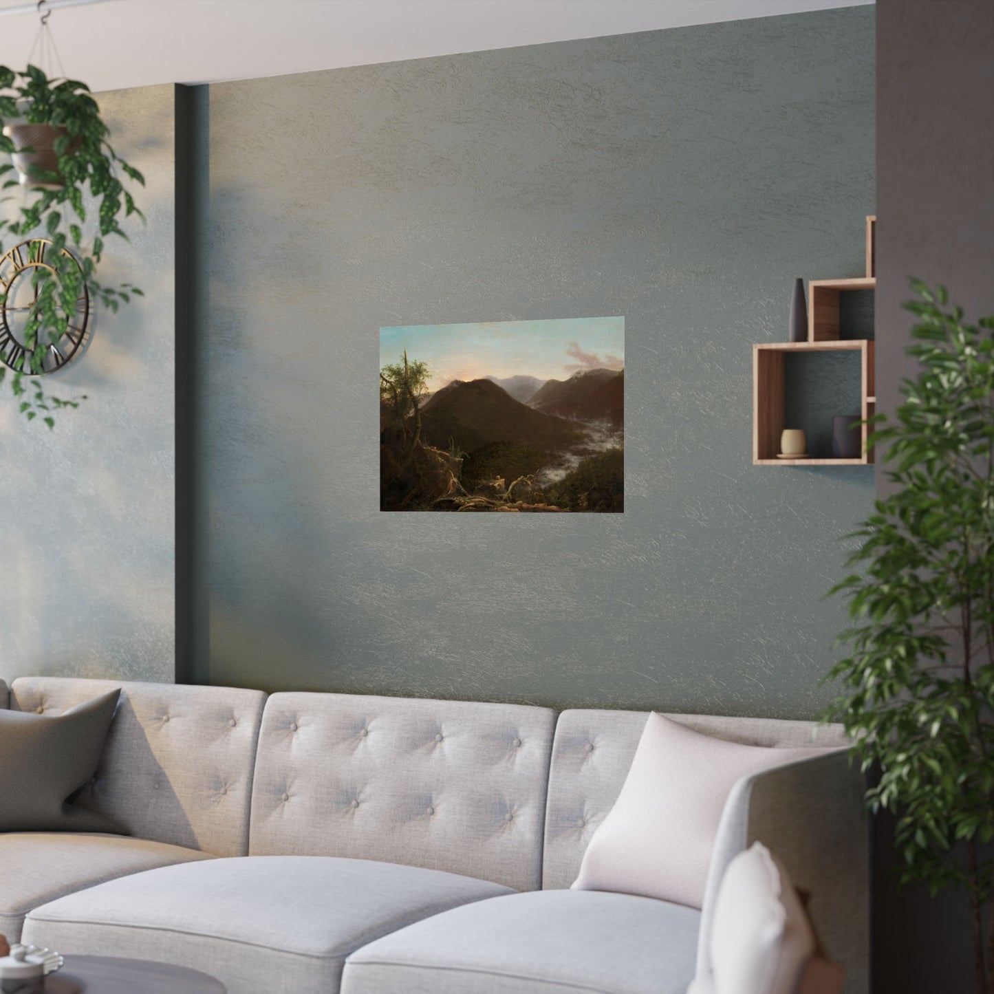 Cole. Thomas - Sunrise in the Catskills (1826) - Satin Posters