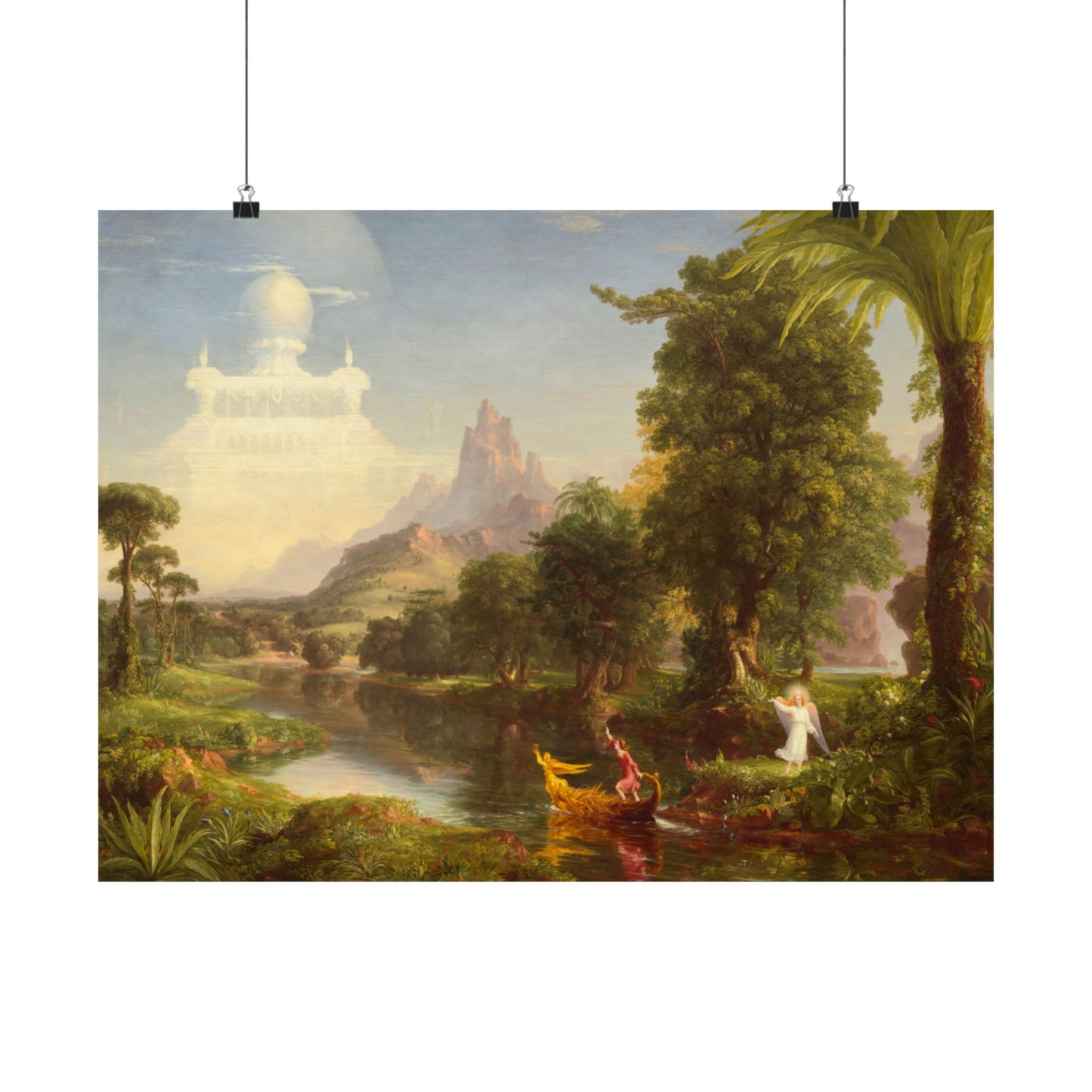 Cole. Thomas - The Voyage of Life: Youth (1842) - Satin Posters