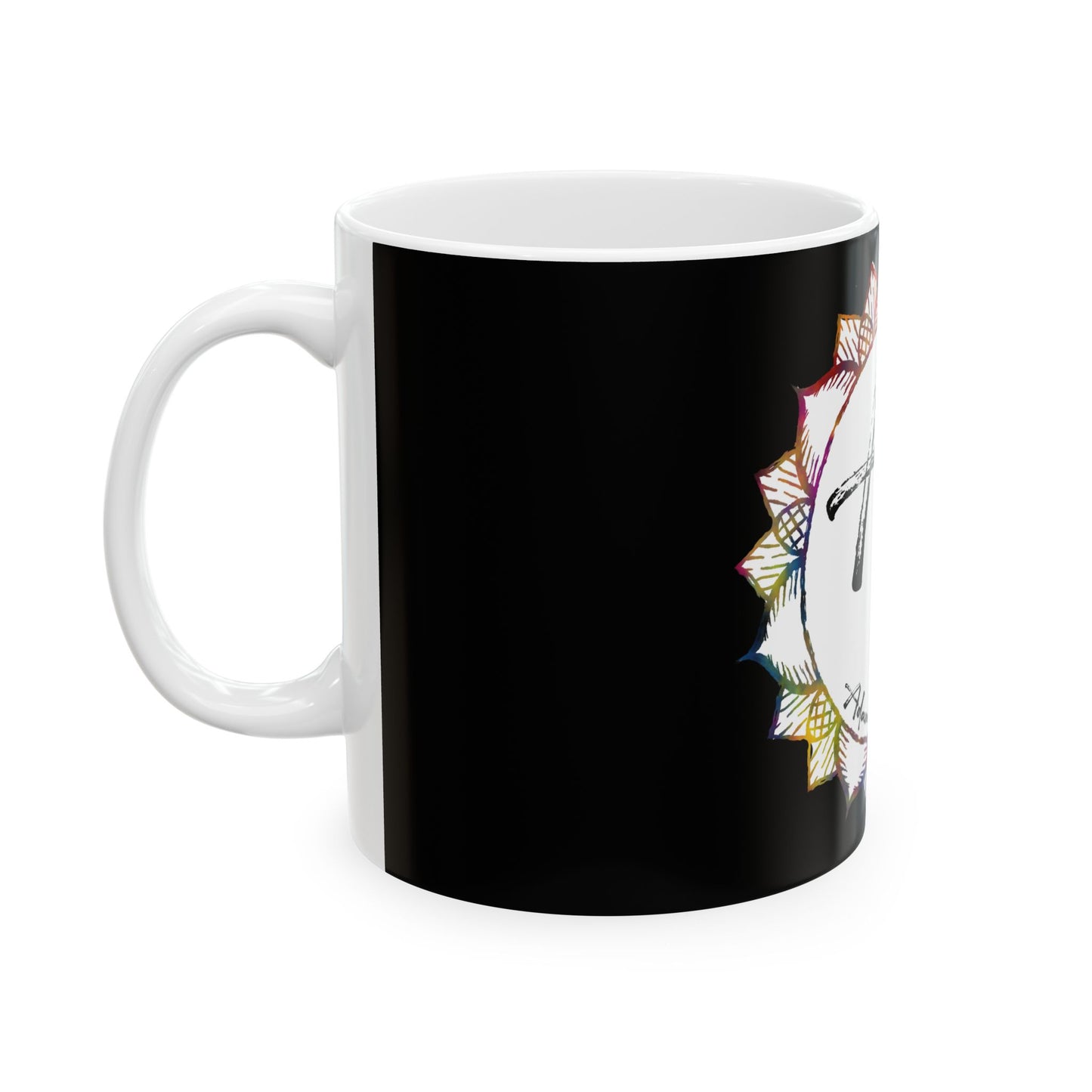 AdamPacio.com Logo - White - Ceramic Mug