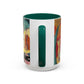 Matisse, Henri - The Joy of Life (1905) - Colorful Accent Mugs