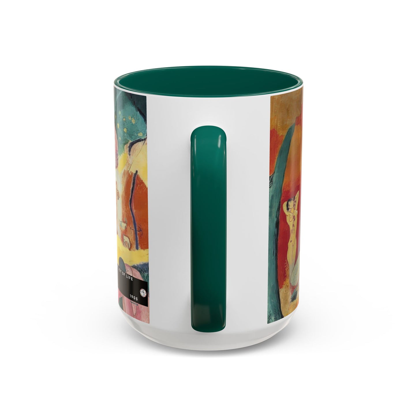 Matisse, Henri - The Joy of Life (1905) - Colorful Accent Mugs