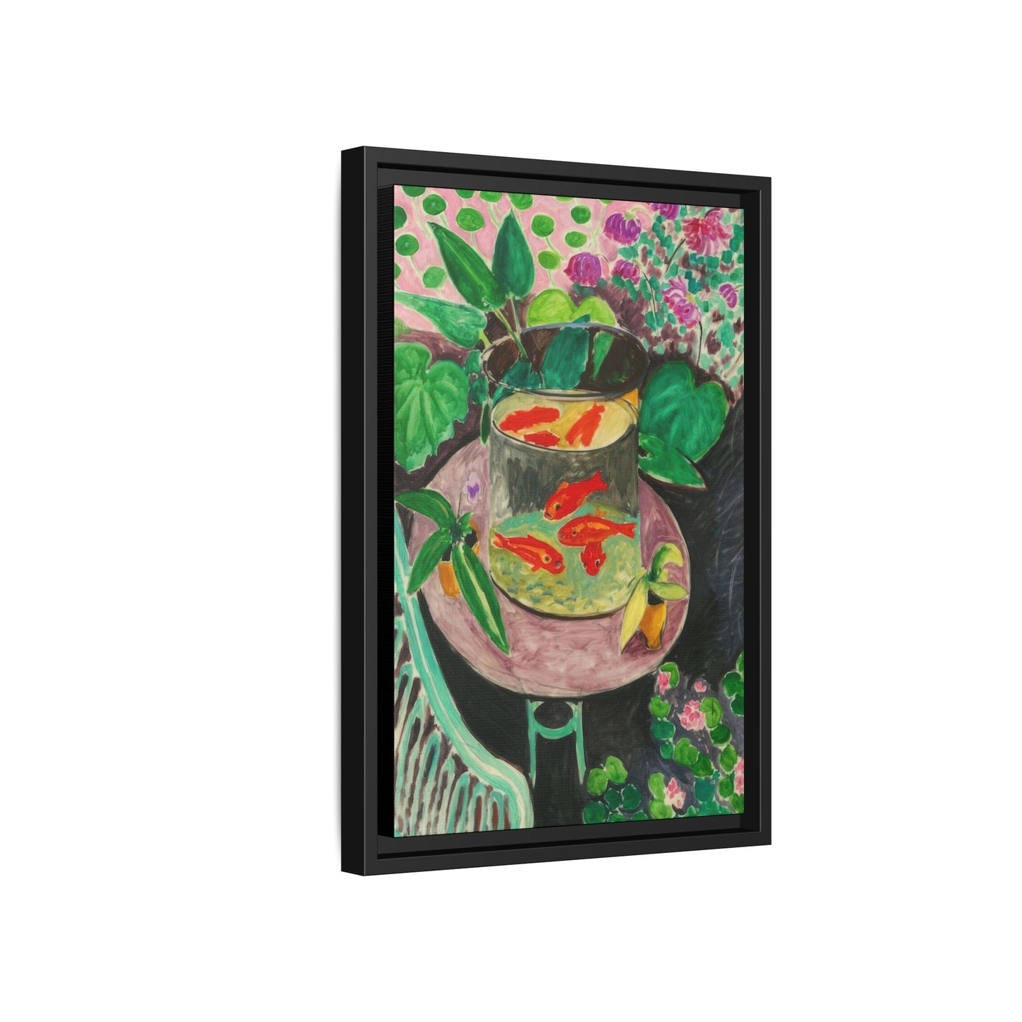 Matisse, Henri - The Goldfish (1912) - Matte Canvas, Framed