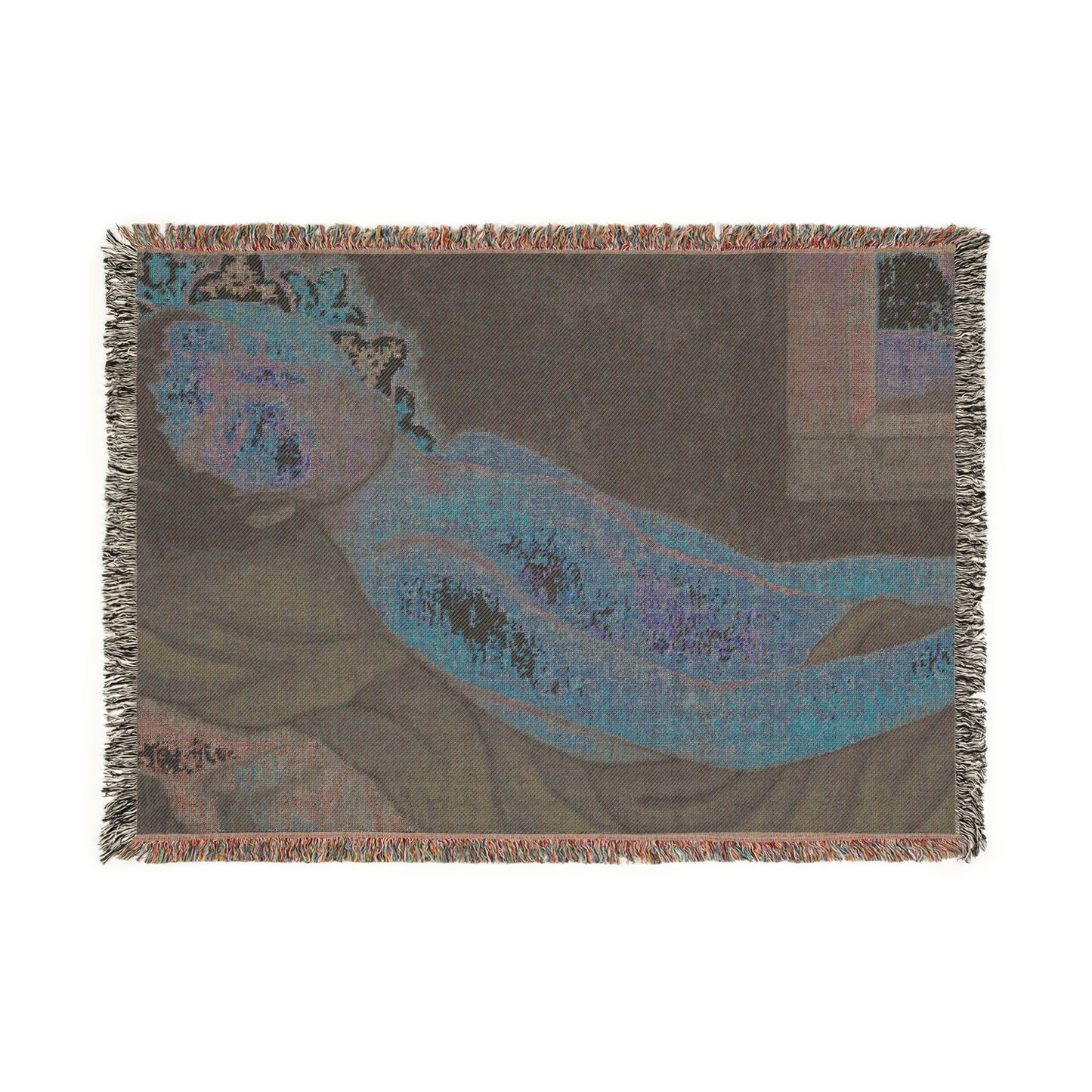 Filiger, Charles - Recumbent Christ (1895) - Woven Blanket