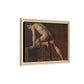 Courbet, Gustave - Study of a Nude Man (1840) - Matte Canvas, Framed