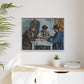 Cézanne, Paul - The Card Players (1892) - Matte Canvas, Framed