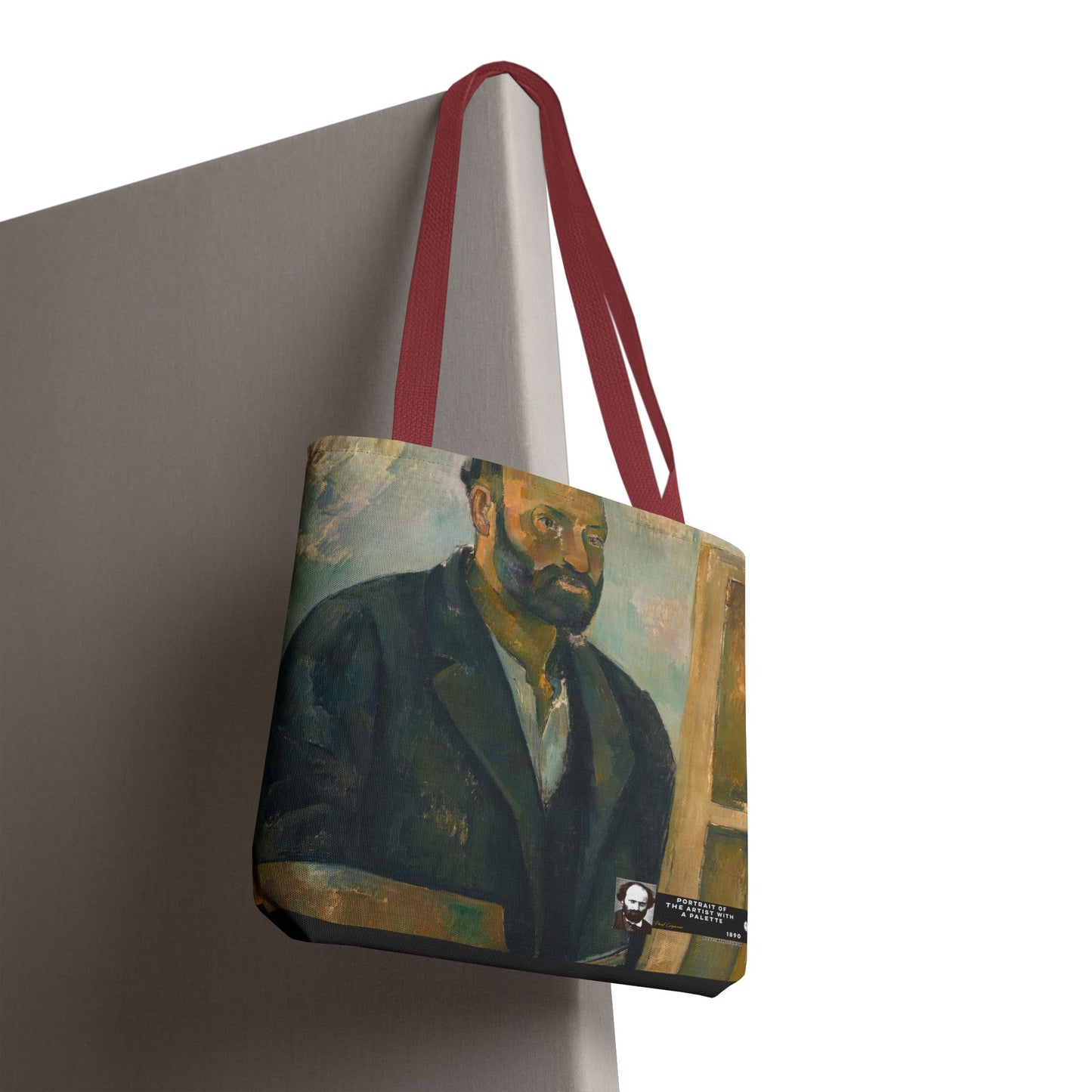 Cézanne, Paul - Portrait of the Artist with a Palette (1890) - Tote Bag