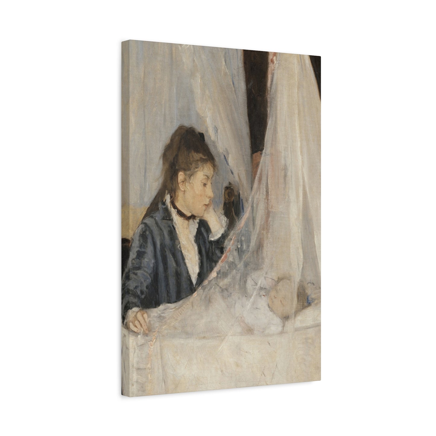 Morisot, Berthe - The Cradle (1872) - Canvas Block, unframed