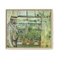 Morisot, Berthe - Eugene Manet on the Isle of Wight (1875) - Matte Canvas, Framed