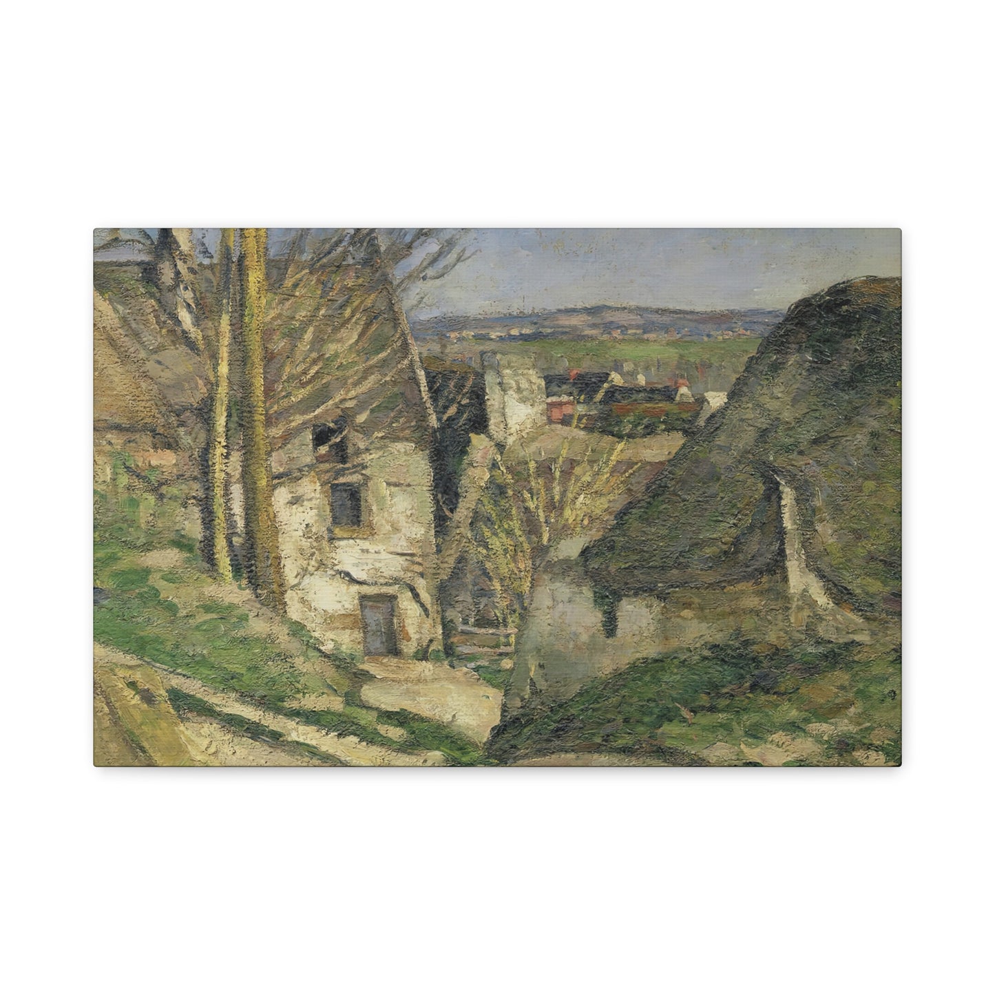 Cézanne, Paul - The House of the Hanged Man (1874) - Canvas Block, unframed