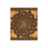 Lion Summer Mandala - Crushed Velvet Blanket