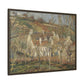 Pissarro, Camille - Red Roofs, Corner of a Village in Winter (1877) - Matte Canvas, Framed