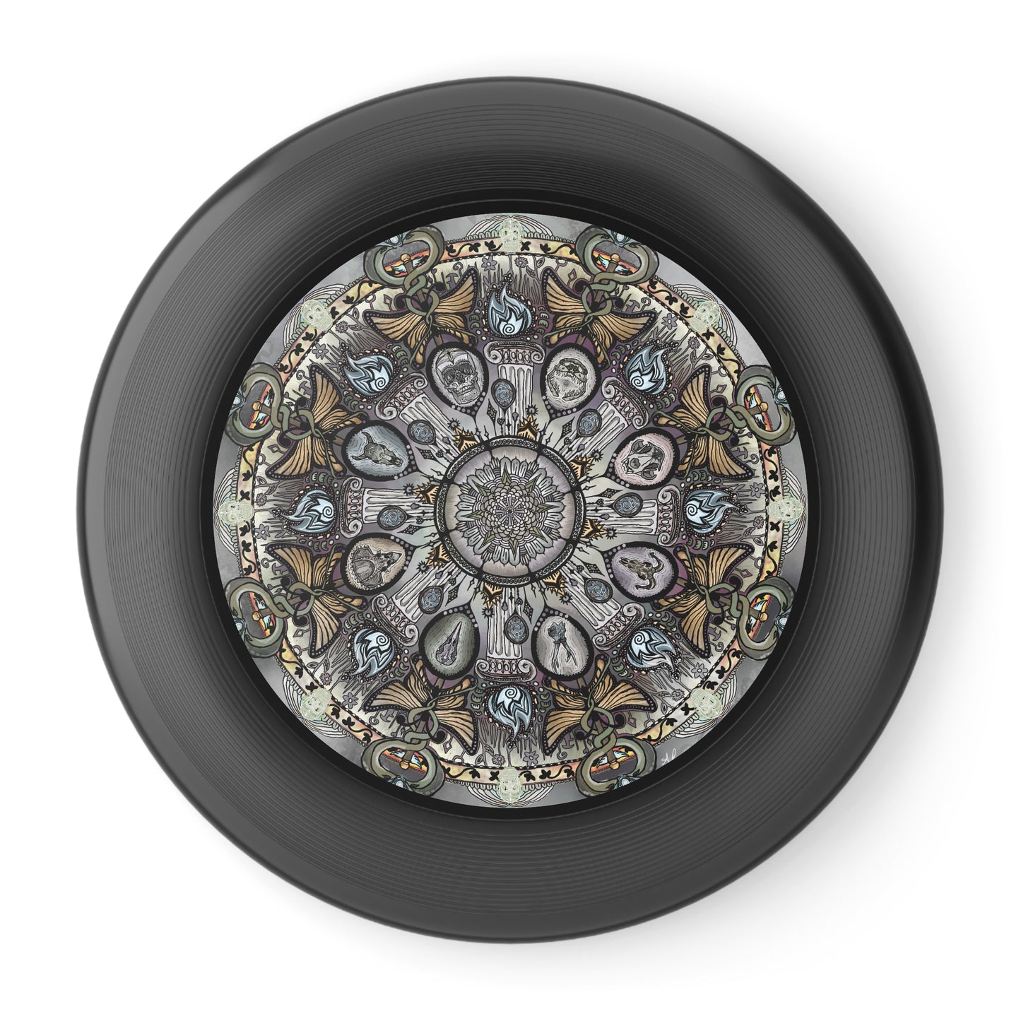 Memento Mori Mandala - Wham-O Frisbee