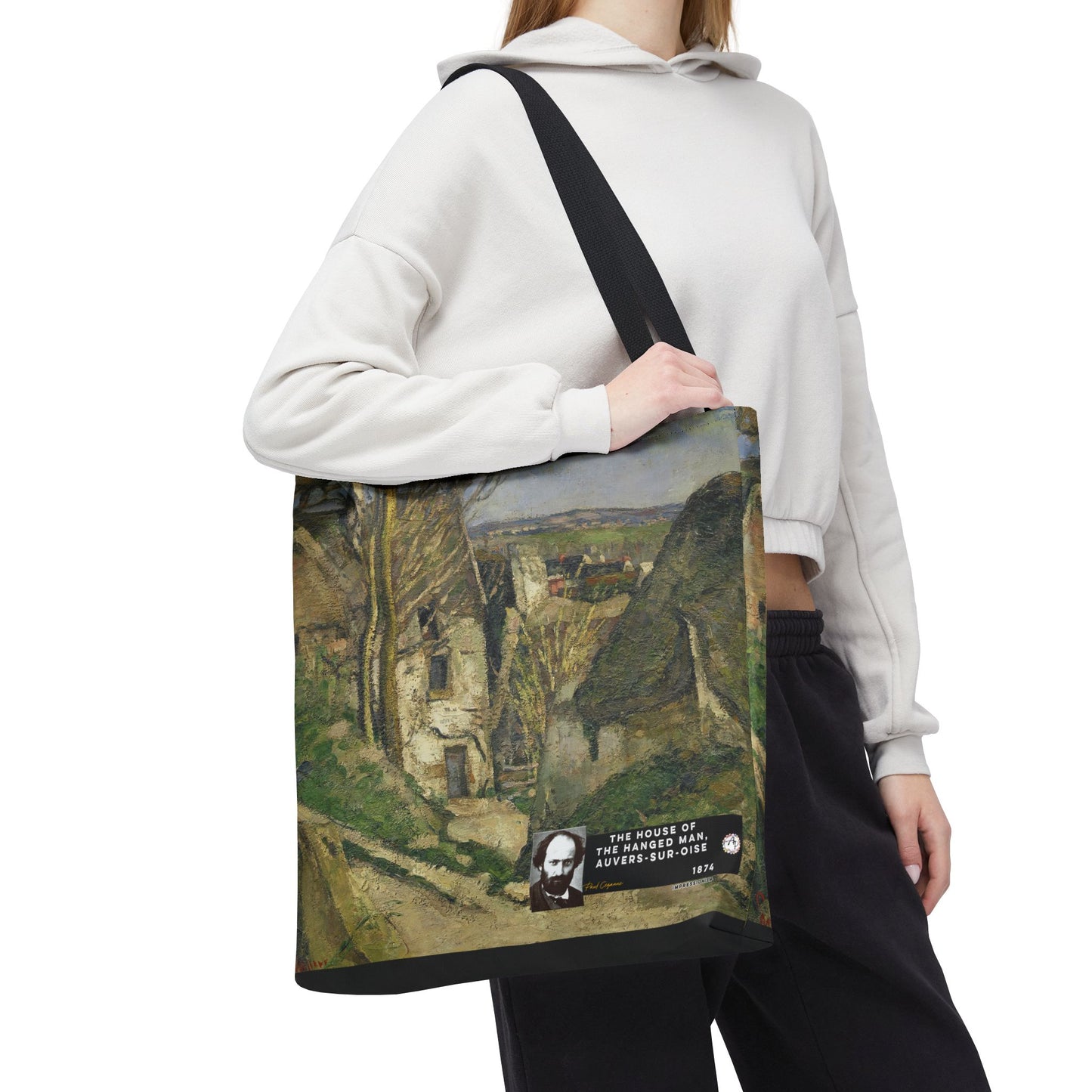 Cézanne, Paul - The House of the Hanged Man, Auvers-sur-Oise (1874) - Tote Bag