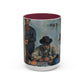 Cézanne, Paul - The Card Players (1892) - Colorful Accent Mugs