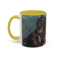 Cézanne, Paul - The Card Players (1892) - Colorful Accent Mugs