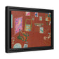 Matisse, Henri - The Red Studio (1911) - Matte Canvas, Framed