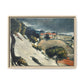 Cézanne, Paul - L’Estaque, Melting Snow (1870) - Matte Canvas, Framed