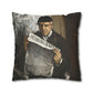 Cézanne, Paul - The Artist’s Father (1866) - Suede Square Pillowcase
