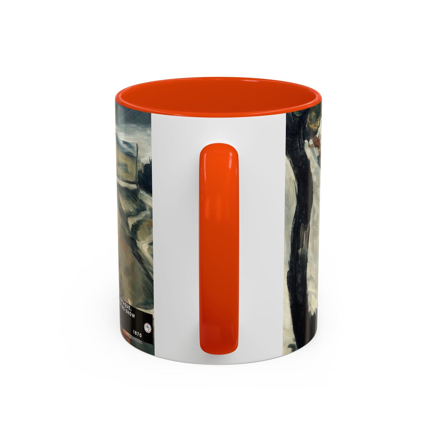 Cézanne, Paul - A Modern Olympia (1874) - Colorful Accent Mugs