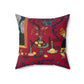 Matisse, Henri - The Dessert Harmony in Red (1908) - Suede Square Pillow