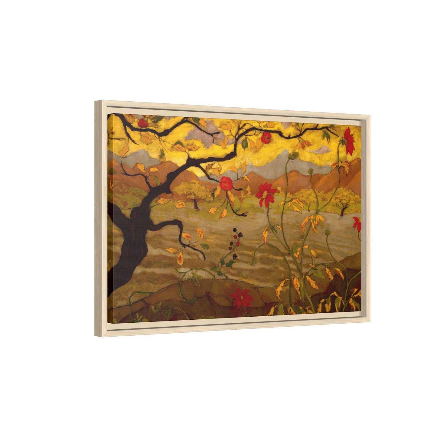 Ranson, Paul - Apple Tree with Red Fruit (1902) - Matte Canvas, Framed