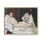Manet, Édouard - Olympia (1870) - Matte Canvas, Framed