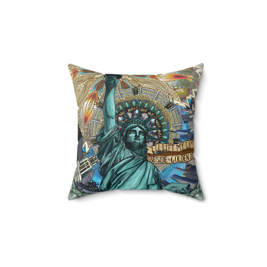Pacio, Adam - Liberty Mandala - Suede Square Pillow