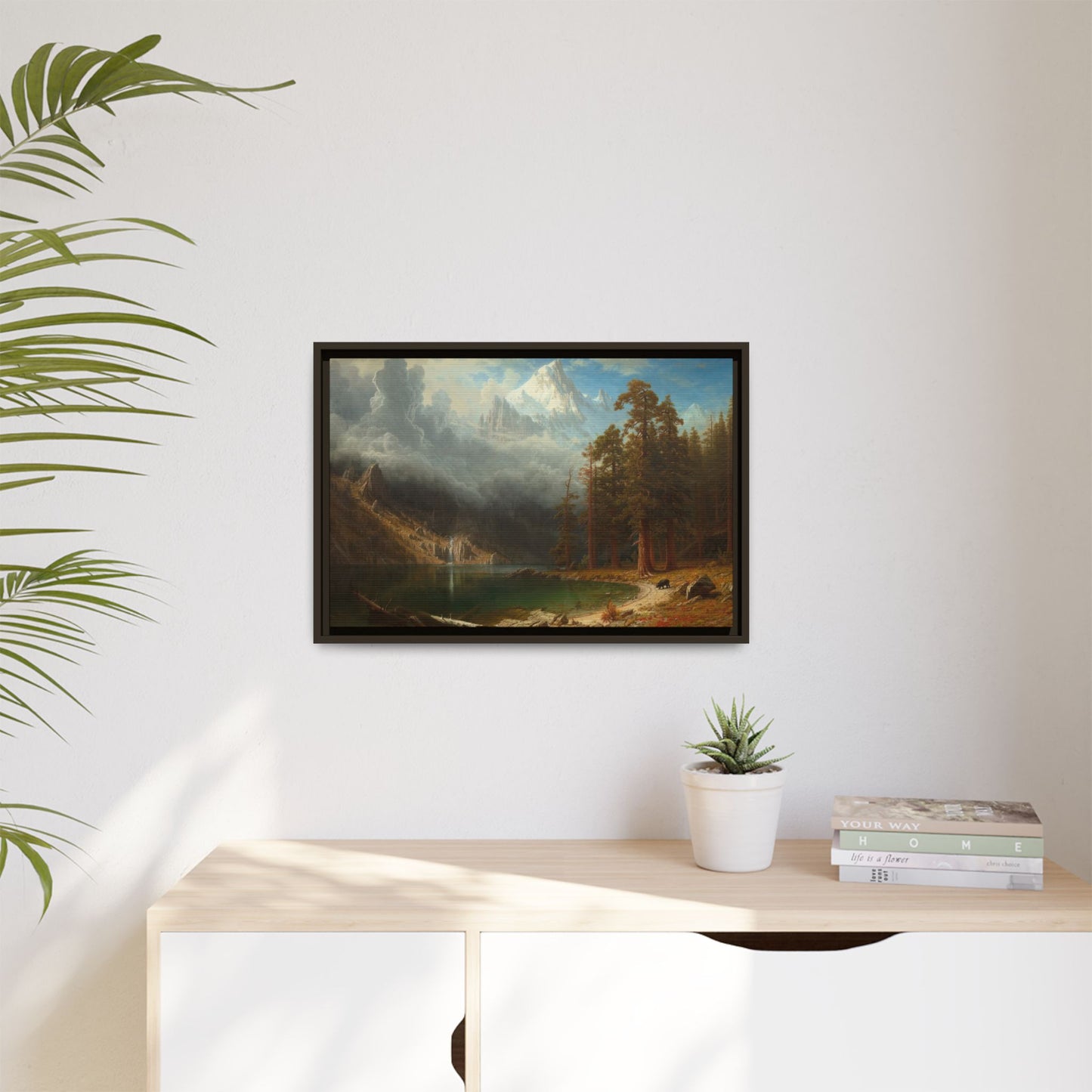 Bierstadt, Albert - Mount Corcoran (1877) - Matte Canvas, Framed