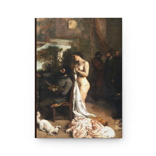 Courbet, Gustave - The Painter’s Studio (1855) - Hardcover Journal Matte
