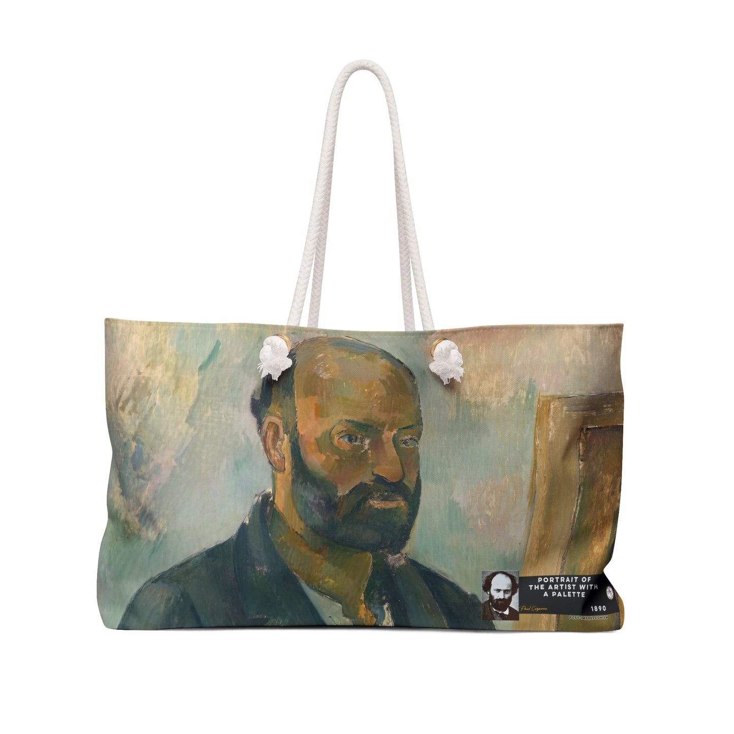 Cézanne, Paul - Portrait of the Artist with a Palette (1890) - Weekender Bag