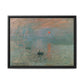 Monet, Claude - Impression, Sunrise (1872) - Matte Canvas, Framed