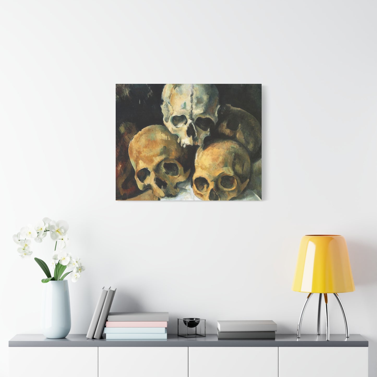 Cézanne, Paul - Pyramid of Skulls (1901) - Canvas Block, unframed