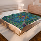 Melek Taus Mandala - Velveteen Plush Blanket