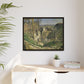 Cézanne, Paul - The House of the Hanged Man, Auvers-sur-Oise (1874) - Matte Canvas, Framed