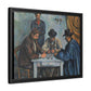 Cézanne, Paul - The Card Players (1892) - Matte Canvas, Framed