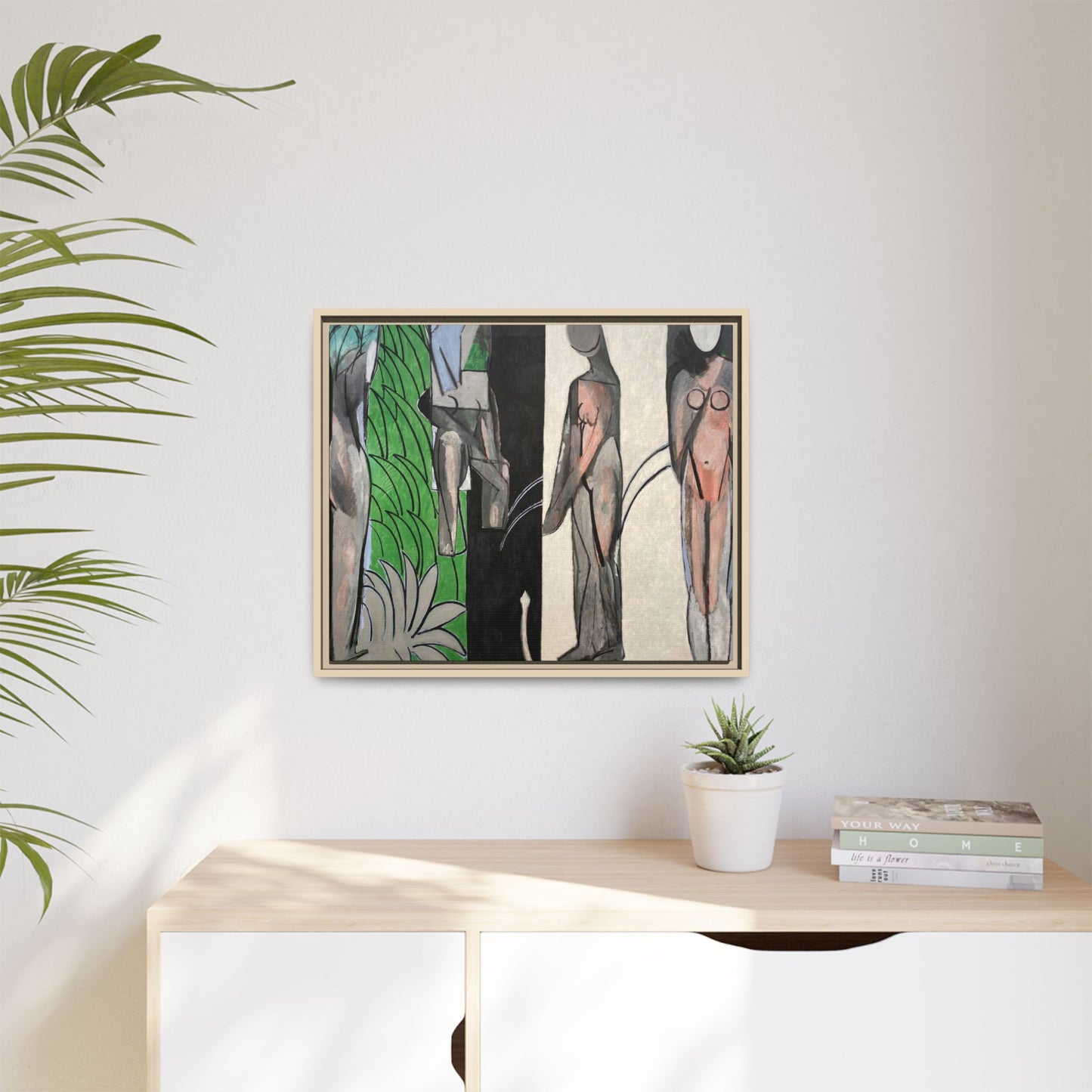 Matisse, Henri - Bathers by a River (1917) - Matte Canvas, Framed