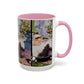 Cézanne, Paul - A Modern Olympia (1874) - Colorful Accent Mugs
