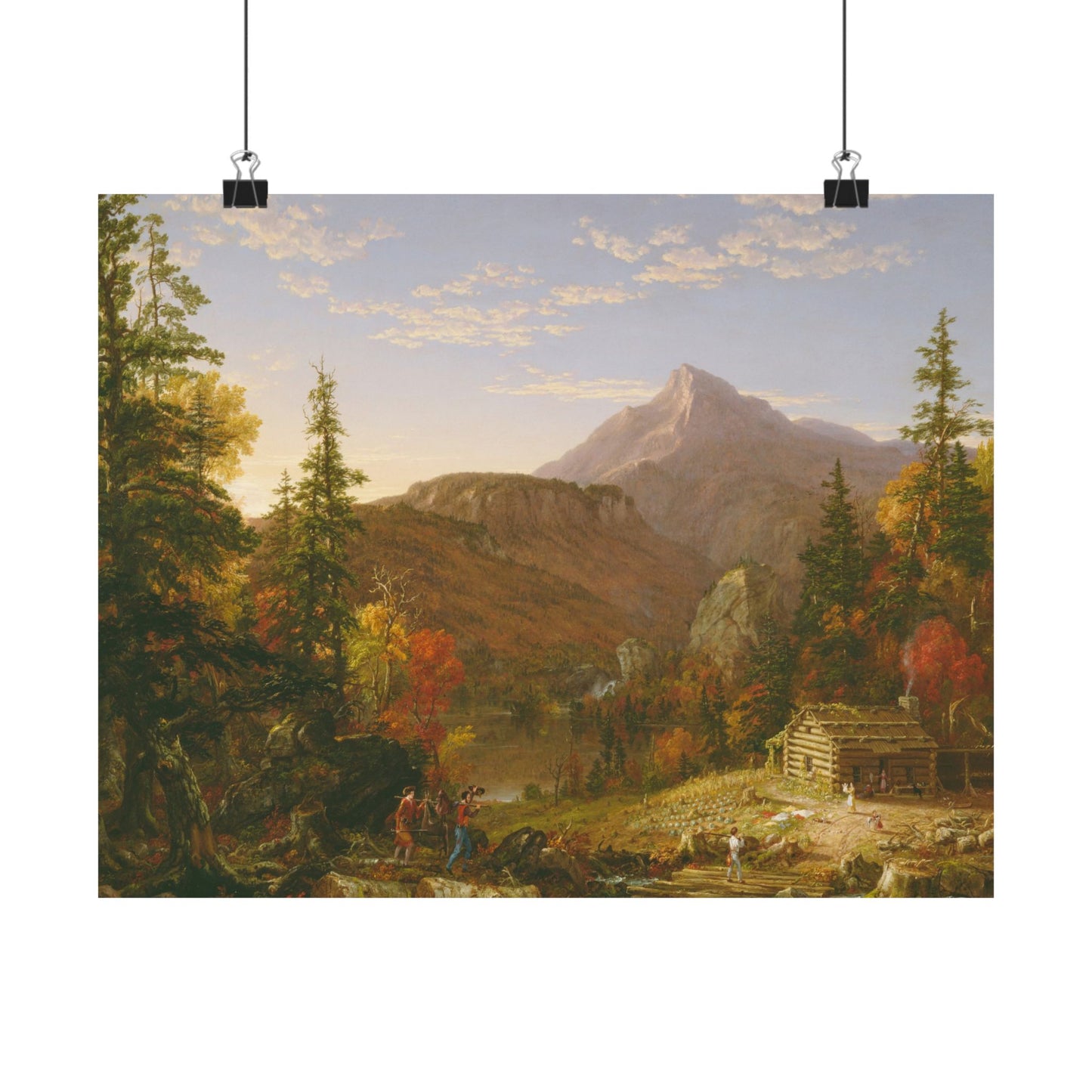 Cole. Thomas - The Hunter's Return (1845) - Satin Posters