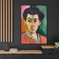 Matisse, Henri - The Green Stripe (1905) - Matte Canvas, Framed