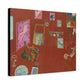 Matisse, Henri - The Red Studio (1911) - Canvas Block, unframed