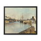 Morisot, Berthe - The Harbor at Lorient (1869) - Matte Canvas, Framed